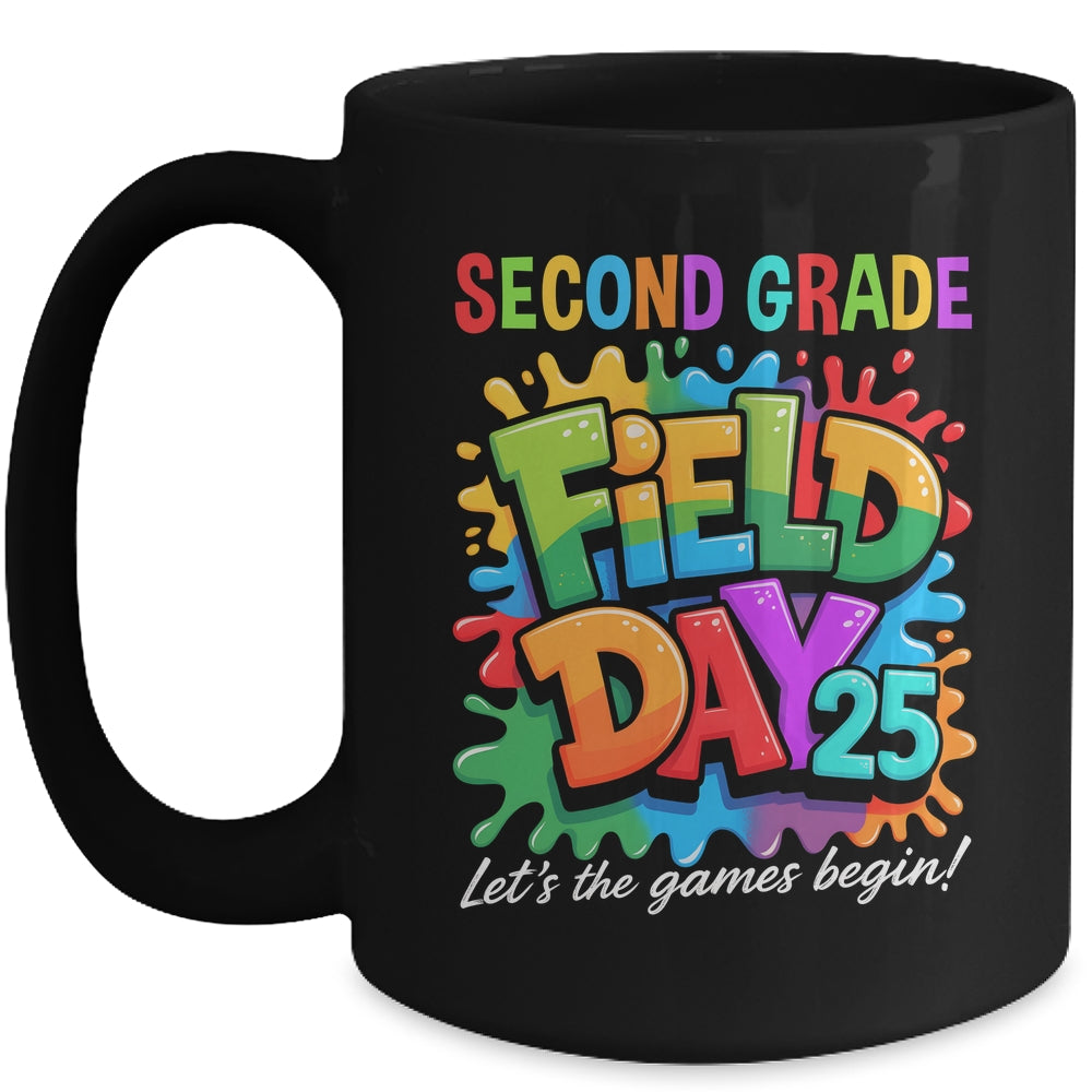 Let The Games Begin 2nd Second Grade Field Day Teacher Kid Mug | siriusteestore