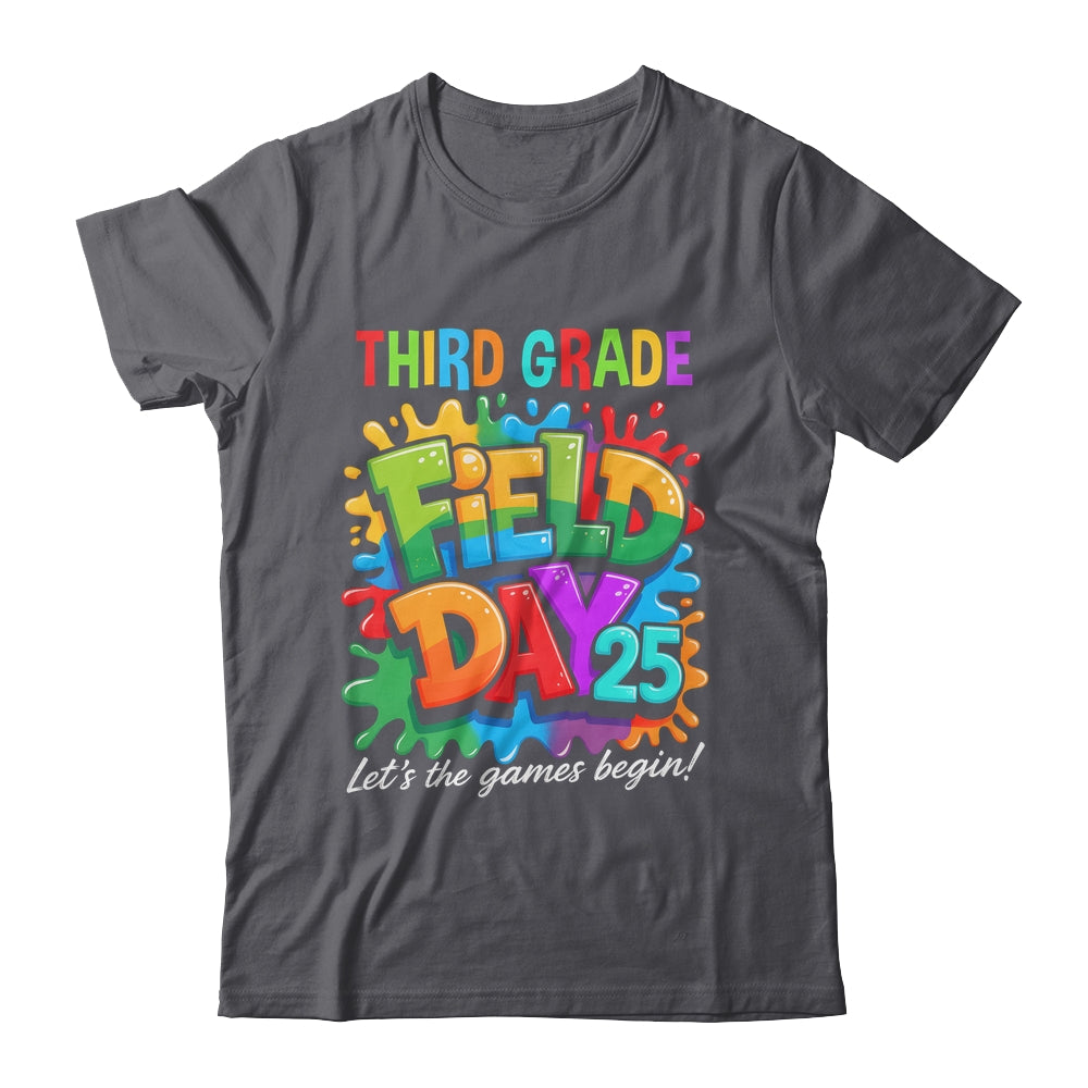 Let The Games Begin 3rd Third Grade Field Day Teacher Kid Shirt & Hoodie | siriusteestore