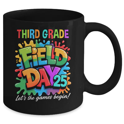 Let The Games Begin 3rd Third Grade Field Day Teacher Kid Mug | siriusteestore