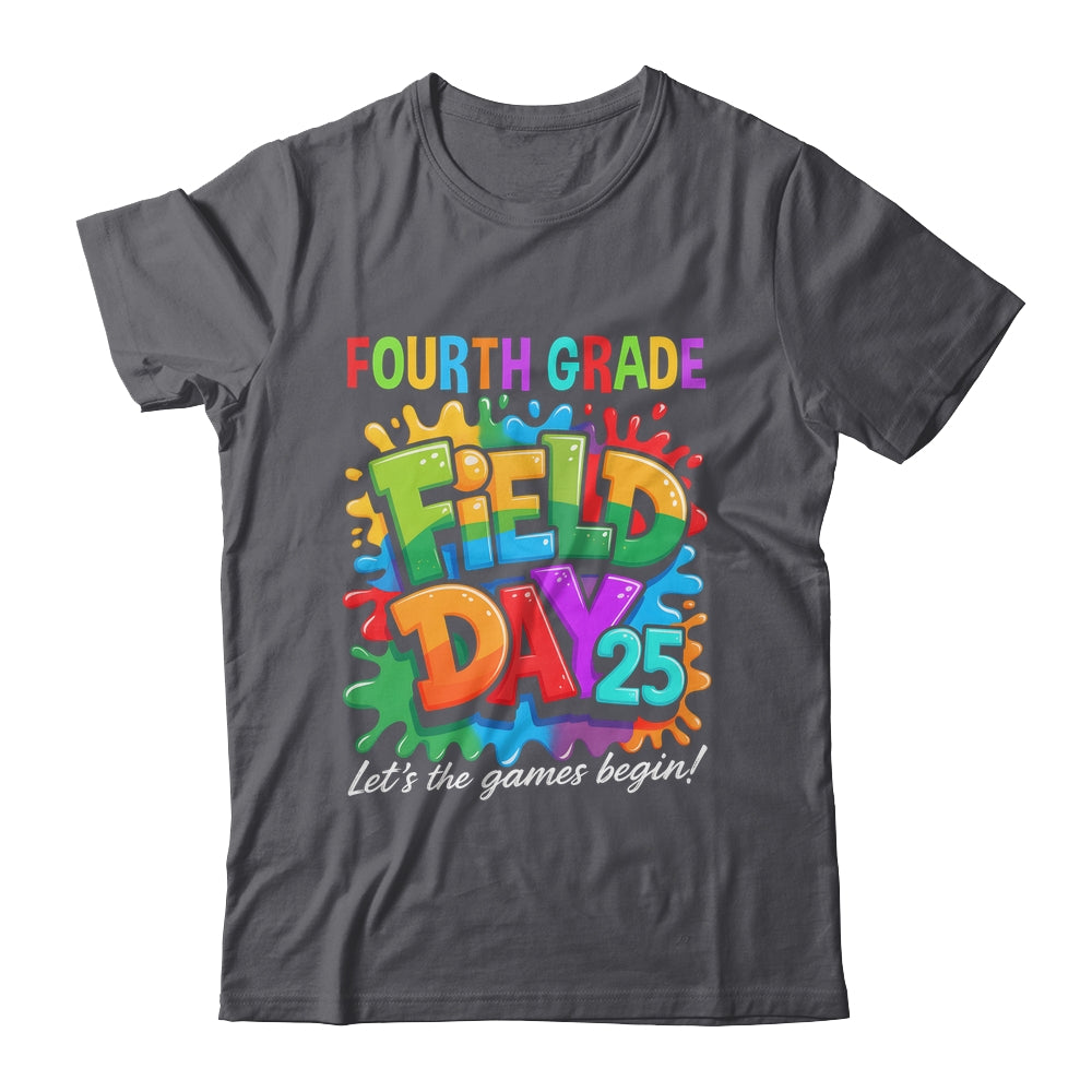 Let The Games Begin 4th Fourth Grade Field Day Teacher Kid Shirt & Hoodie | siriusteestore
