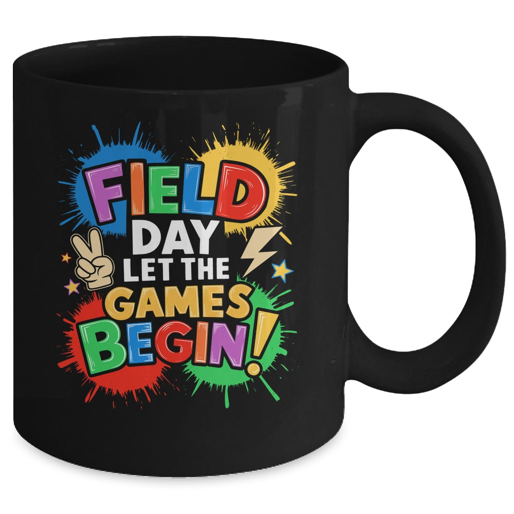 Let The Games Begin Field Day School Teachers Boys Girls Mug | siriusteestore