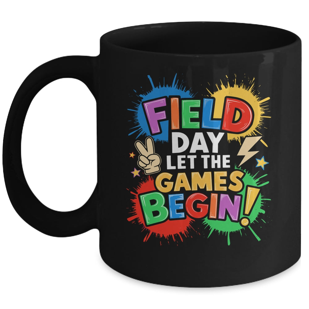 Let The Games Begin Field Day School Teachers Boys Girls Mug | siriusteestore