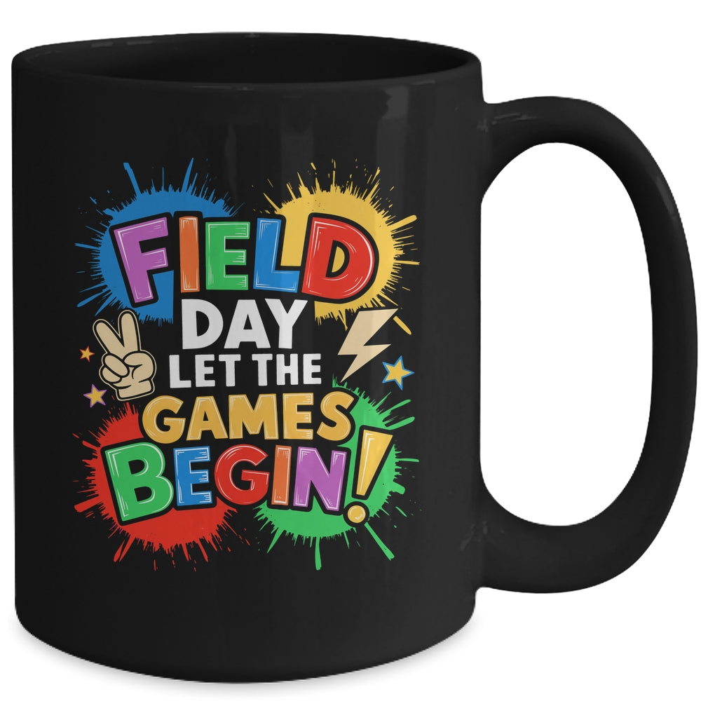 Let The Games Begin Field Day School Teachers Boys Girls Mug | siriusteestore