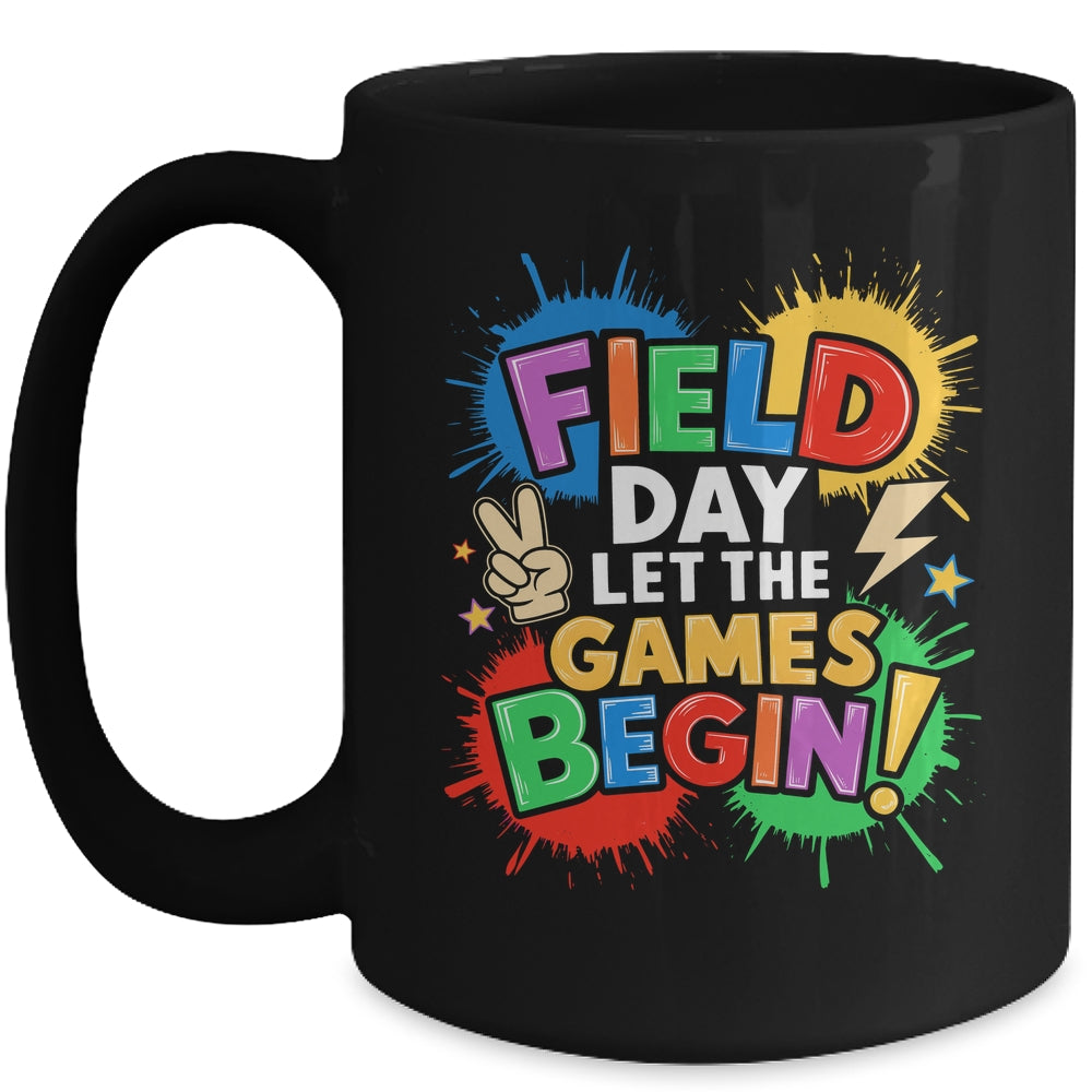 Let The Games Begin Field Day School Teachers Boys Girls Mug | siriusteestore