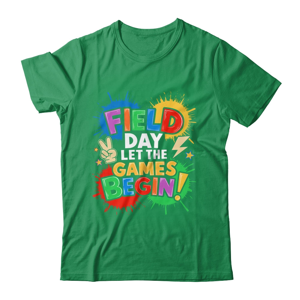 Let The Games Begin Field Day School Teachers Boys Girls Shirt & Hoodie | siriusteestore