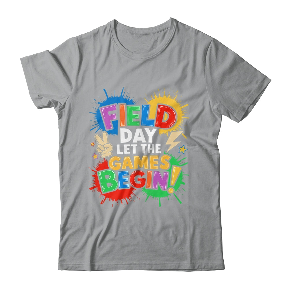 Let The Games Begin Field Day School Teachers Boys Girls Shirt & Hoodie | siriusteestore