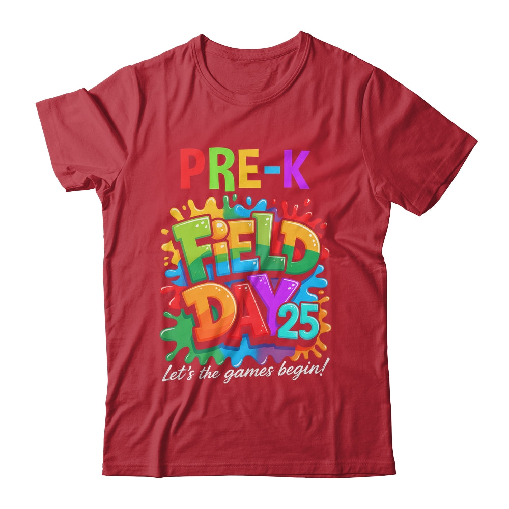 Let The Games Begin Preschool Field Day Teacher Kid Shirt & Hoodie | siriusteestore