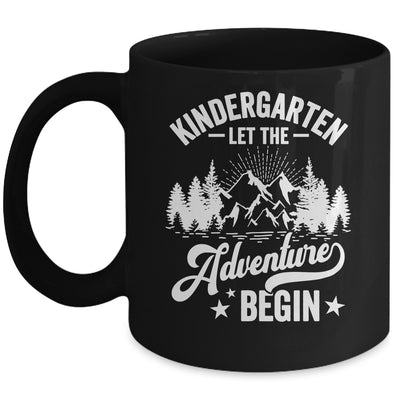 Let The Kindergarten Adventure Begin 1st Day School Teacher Mug | siriusteestore
