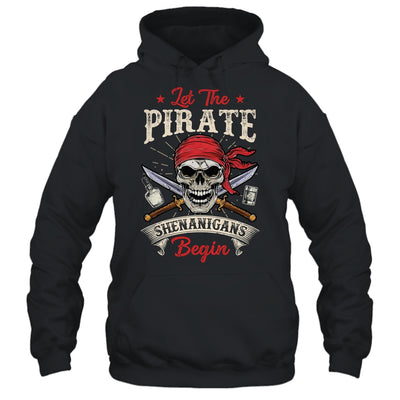 Let The Pirate Shenanigans Begin Funny Pirate Halloween Shirt & Tank Top | siriusteestore