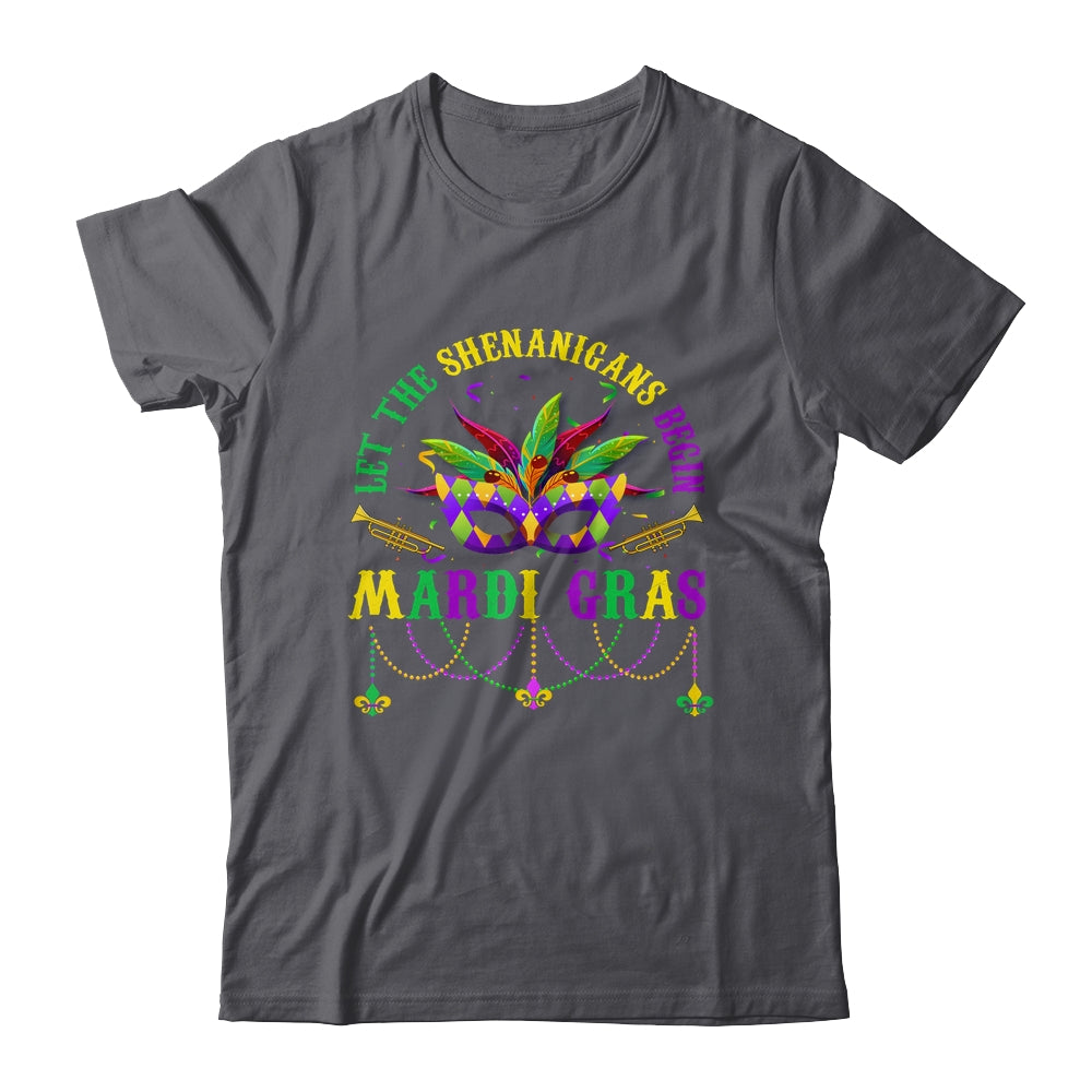 Let The Shenanigans Begin Mardi Gras Kids Men Women Shirt & Tank Top | siriusteestore