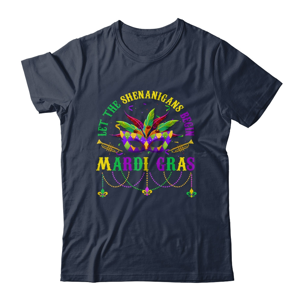 Let The Shenanigans Begin Mardi Gras Kids Men Women Shirt & Tank Top | siriusteestore