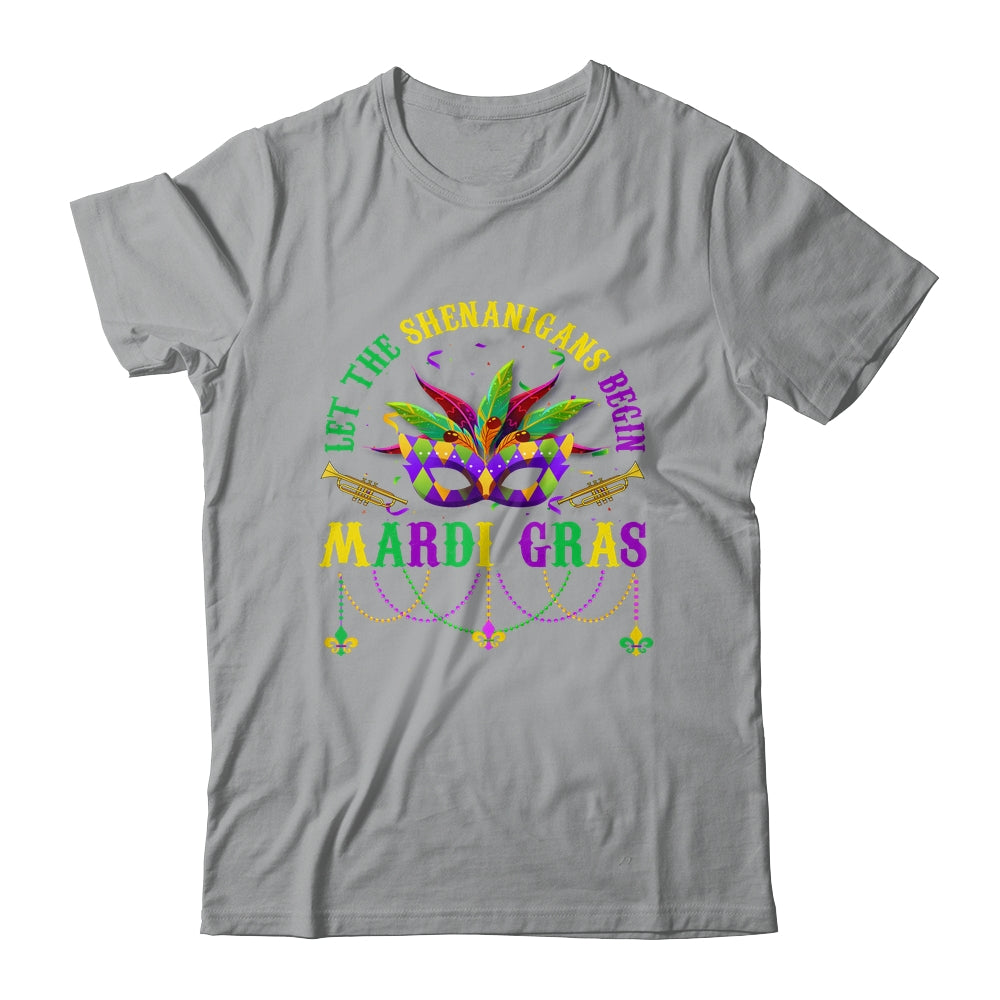 Let The Shenanigans Begin Mardi Gras Kids Men Women Shirt & Tank Top | siriusteestore