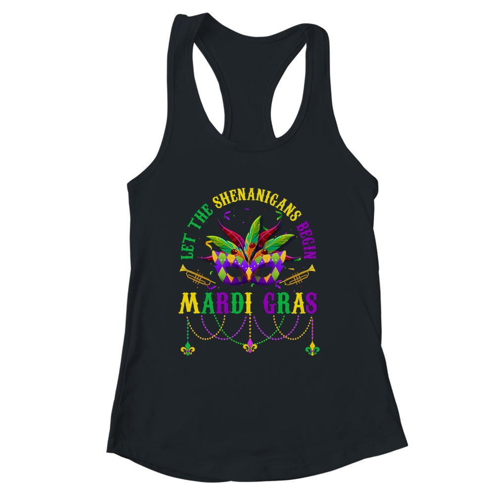 Let The Shenanigans Begin Mardi Gras Kids Men Women Shirt & Tank Top | siriusteestore