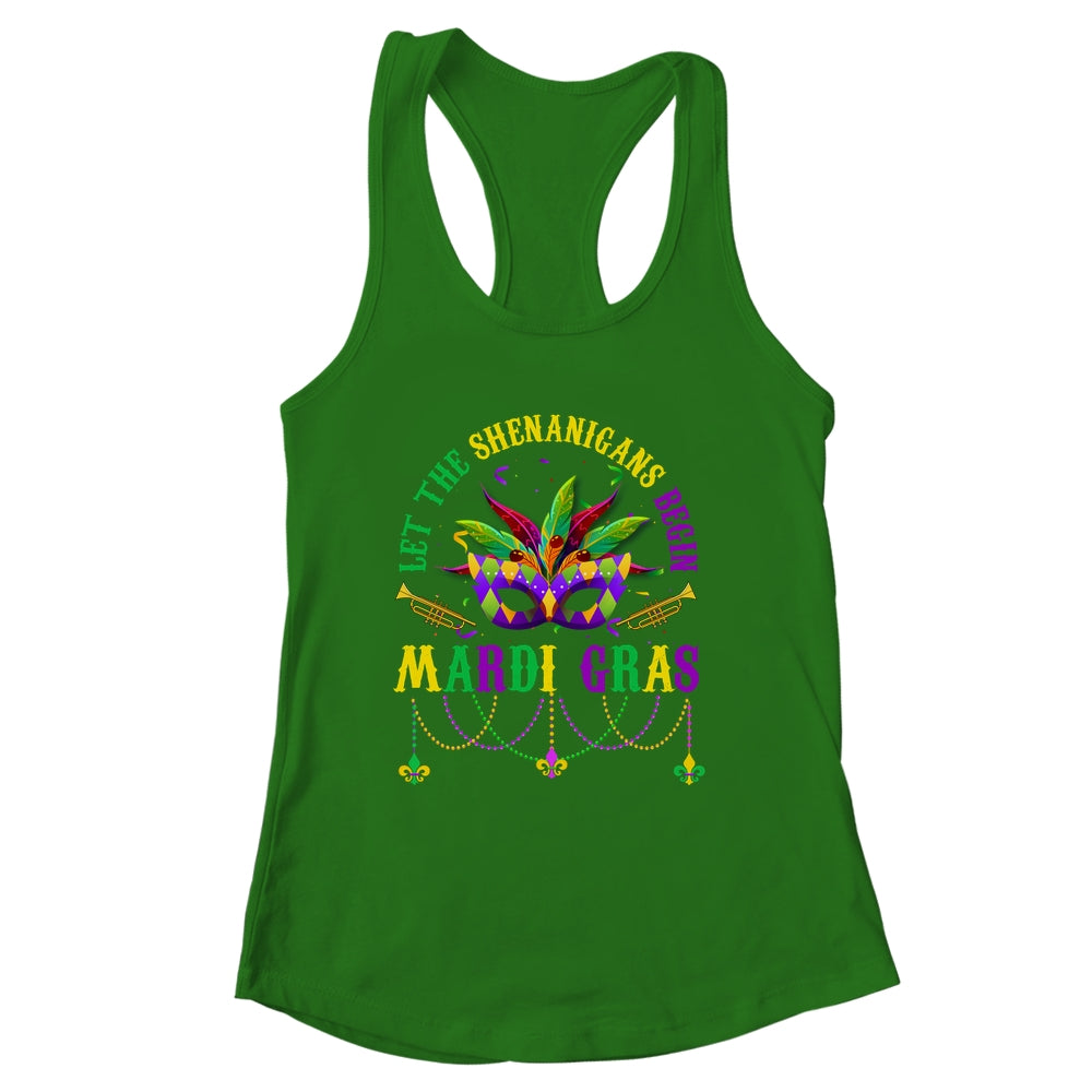 Let The Shenanigans Begin Mardi Gras Kids Men Women Shirt & Tank Top | siriusteestore