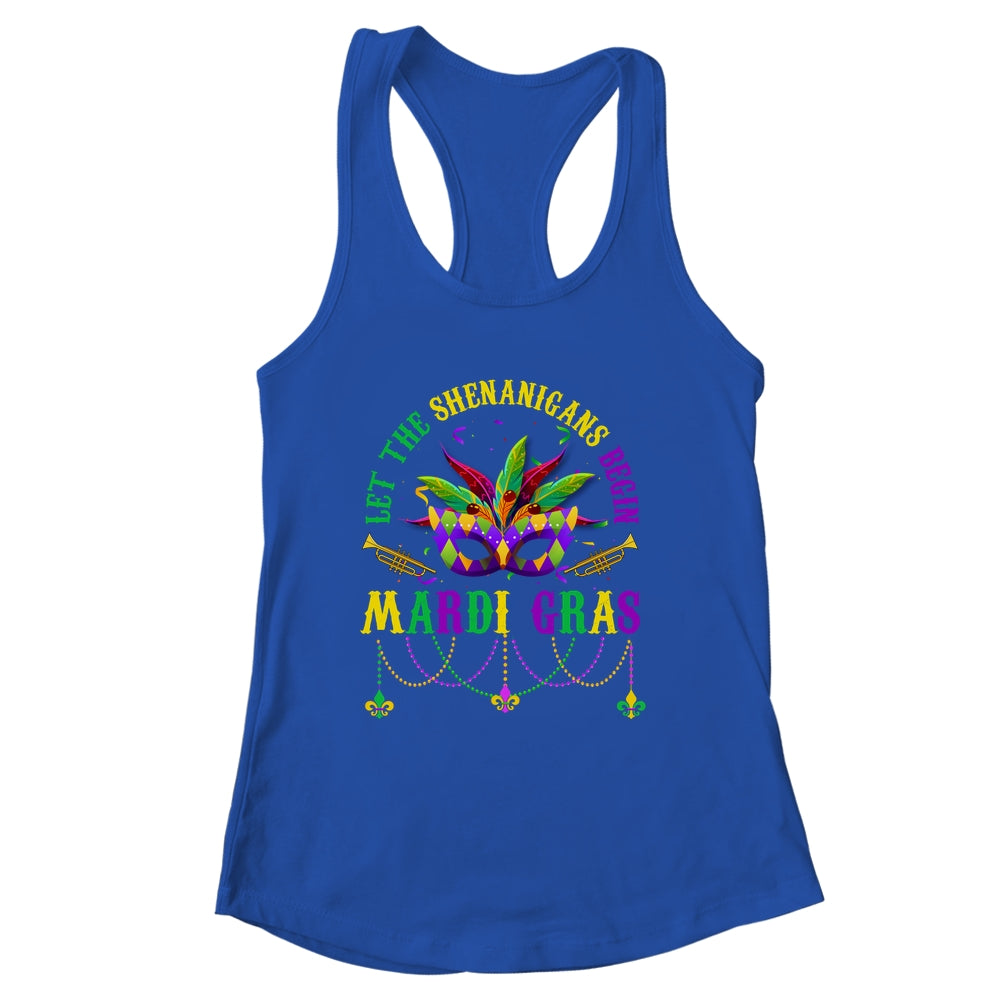 Let The Shenanigans Begin Mardi Gras Kids Men Women Shirt & Tank Top | siriusteestore
