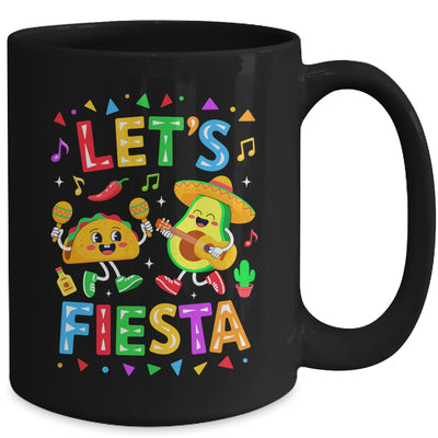 Let's Fiesta Avocado Mexican Men Women Kids Cinco De Mayo Mug | siriusteestore