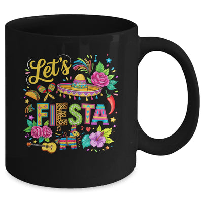 Let's Fiesta Cinco De Mayo Colorful Mexican Party Sombrero Mug | siriusteestore