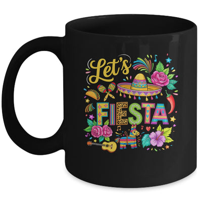 Let's Fiesta Cinco De Mayo Colorful Mexican Party Sombrero Mug | siriusteestore