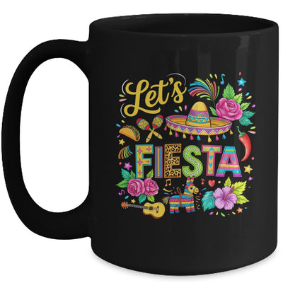 Let's Fiesta Cinco De Mayo Colorful Mexican Party Sombrero Mug | siriusteestore