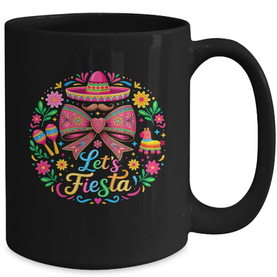 Let's Fiesta Cinco De Mayo Colorful Sombrero Graphic Mexican Mug | siriusteestore