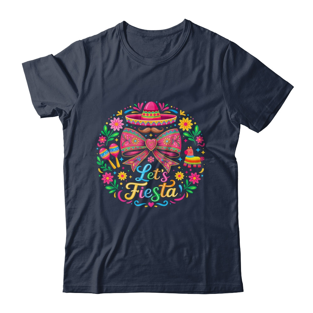 Let's Fiesta Cinco De Mayo Colorful Sombrero Graphic Mexican Shirt & Hoodie | siriusteestore