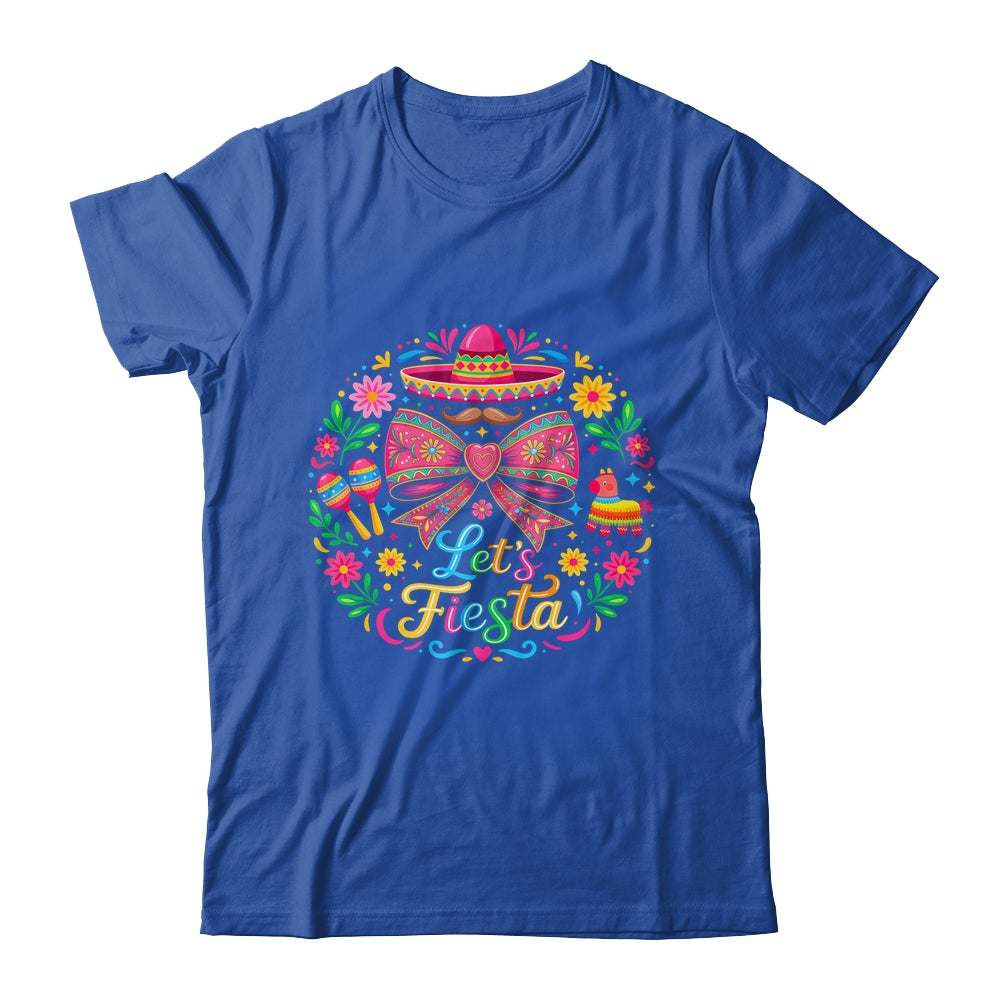 Let's Fiesta Cinco De Mayo Colorful Sombrero Graphic Mexican Shirt & Hoodie | siriusteestore