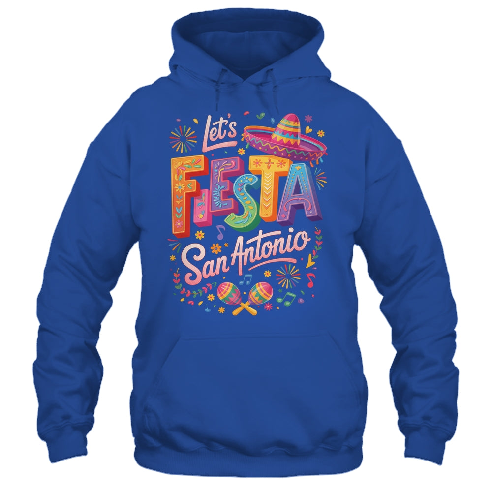 Let's Fiesta San Antonio Texas Cinco De Mayo Mexican Party Shirt & Tank Top | siriusteestore
