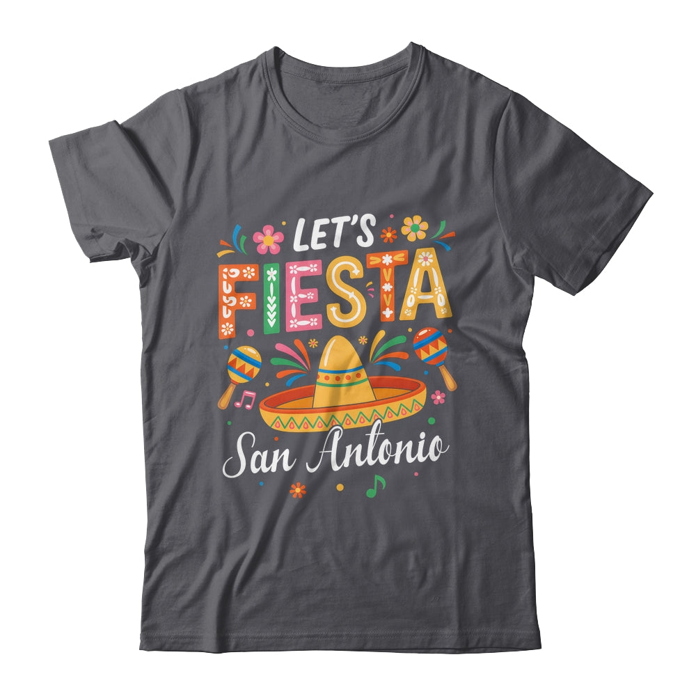 Let's Fiesta San Antonio Texas Mexican Party Cinco De Mayo Shirt & Tank Top | siriusteestore