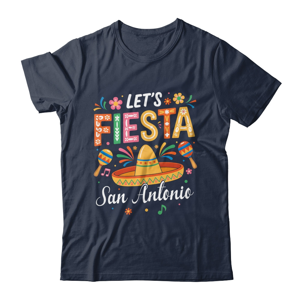 Let's Fiesta San Antonio Texas Mexican Party Cinco De Mayo Shirt & Tank Top | siriusteestore