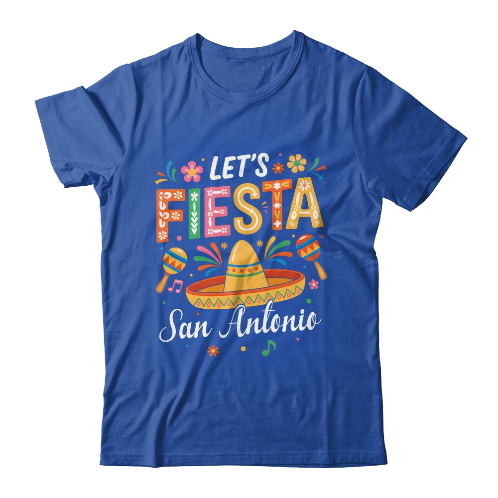 Let's Fiesta San Antonio Texas Mexican Party Cinco De Mayo Shirt & Tank Top | siriusteestore