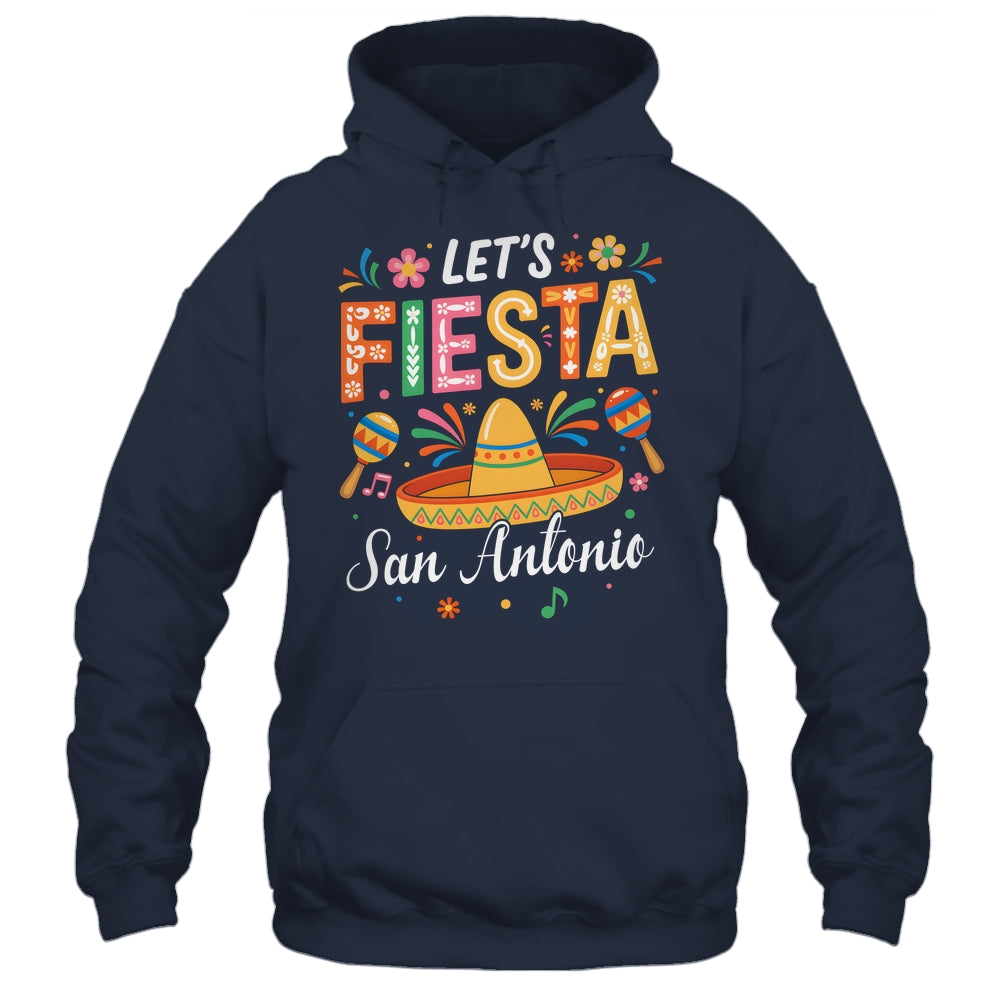 Let's Fiesta San Antonio Texas Mexican Party Cinco De Mayo Shirt & Tank Top | siriusteestore