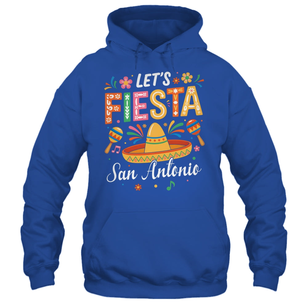 Let's Fiesta San Antonio Texas Mexican Party Cinco De Mayo Shirt & Tank Top | siriusteestore
