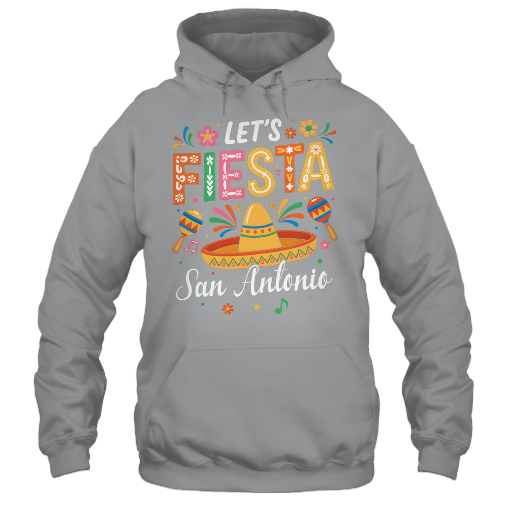 Let's Fiesta San Antonio Texas Mexican Party Cinco De Mayo Shirt & Tank Top | siriusteestore