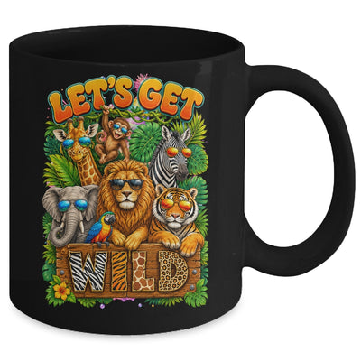 Let's Get Wild Zoo Animal Wildlife Safari Birthday Men Women Mug | siriusteestore