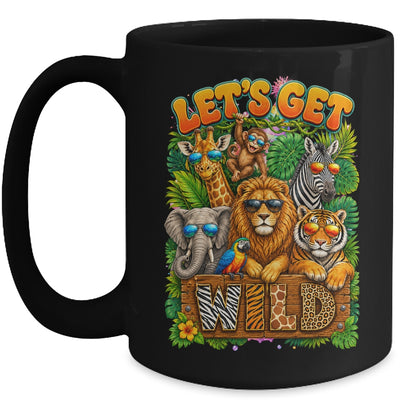 Let's Get Wild Zoo Animal Wildlife Safari Birthday Men Women Mug | siriusteestore