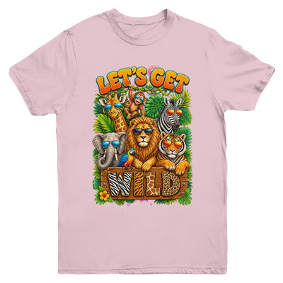 Let's Get Wild Zoo Animal Wildlife Safari Birthday Men Women Youth Shirt | siriusteestore