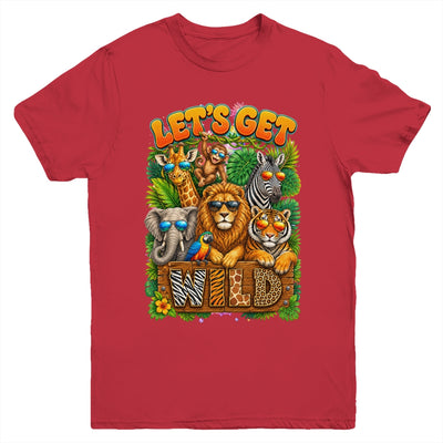 Let's Get Wild Zoo Animal Wildlife Safari Birthday Men Women Youth Shirt | siriusteestore