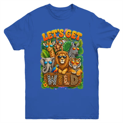 Let's Get Wild Zoo Animal Wildlife Safari Birthday Men Women Youth Shirt | siriusteestore