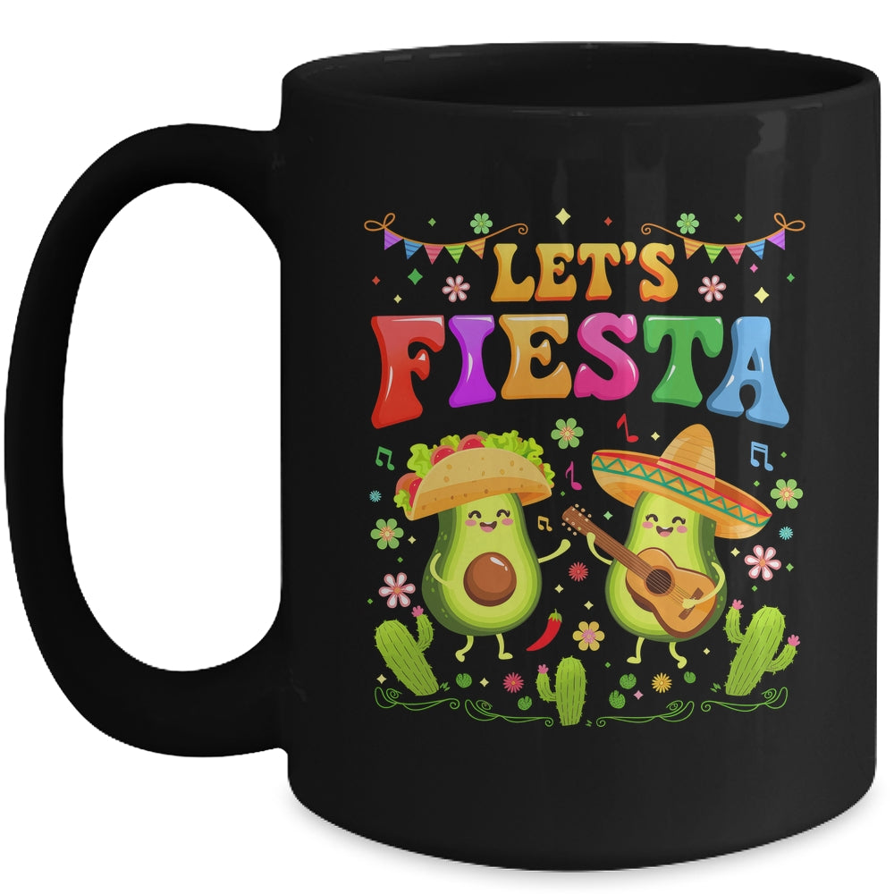 Lets Fiesta 5 Cinco De Mayo For Women Men Boys Girls Mexican Mug | siriusteestore