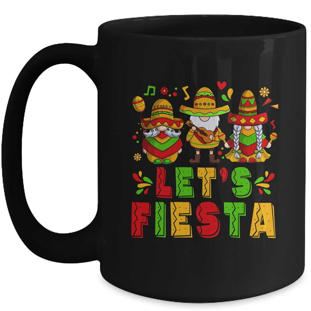 Lets Fiesta Cinco De Mayo Gnomes Mexican Party Women Mug | siriusteestore