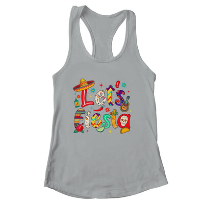 Lets Fiesta Cinco De Mayo Mexican Party Floral Sugar Skull Shirt & Tank Top | siriusteestore