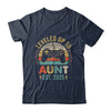Leveled Up To Aunt 2025 Video Game Promoted To Aunt Shirt & Tank Top | siriusteestore