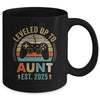 Leveled Up To Aunt 2025 Video Game Promoted To Aunt Mug | siriusteestore