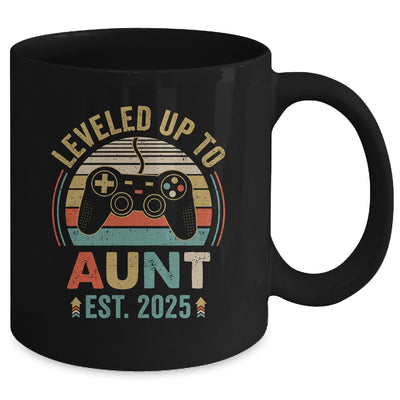 Leveled Up To Aunt 2025 Video Game Promoted To Aunt Mug | siriusteestore