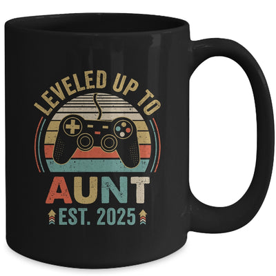 Leveled Up To Aunt 2025 Video Game Promoted To Aunt Mug | siriusteestore