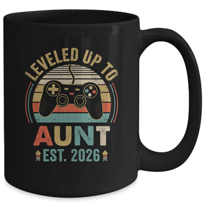 Leveled Up To Aunt 2026 Video Game Promoted To Aunt Mug | siriusteestore