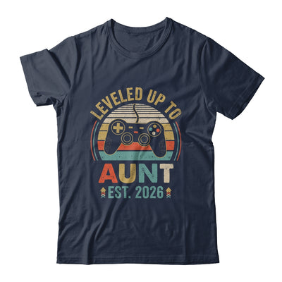 Leveled Up To Aunt 2026 Video Game Promoted To Aunt Shirt & Hoodie | siriusteestore