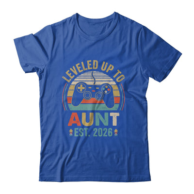 Leveled Up To Aunt 2026 Video Game Promoted To Aunt Shirt & Hoodie | siriusteestore