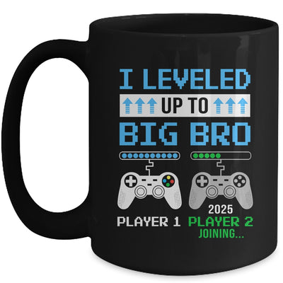Leveled Up To Big Brother 2025 Funny Video Game Soon To Be Brother Mug | siriusteestore