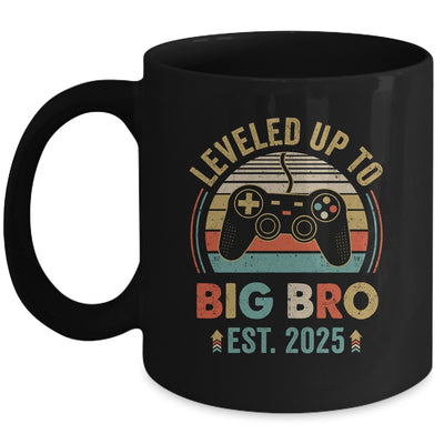 Leveled Up To Big Brother 2025 Video Game Promoted To Brother Mug | siriusteestore